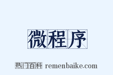 微程序是什么意思的图片